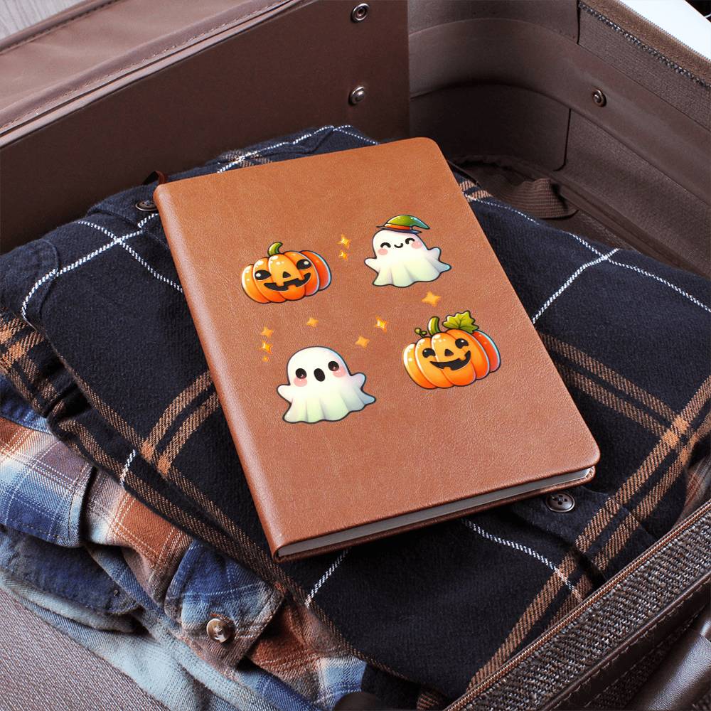 Cute Halloween Sticker 016 - Vegan Leather Journal