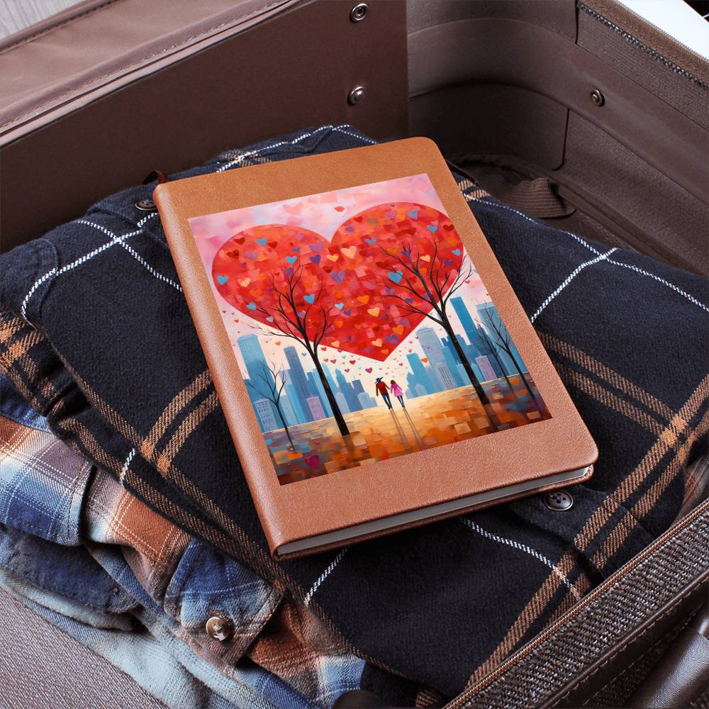 Valentine's Day Art 249 - Vegan Leather Journal