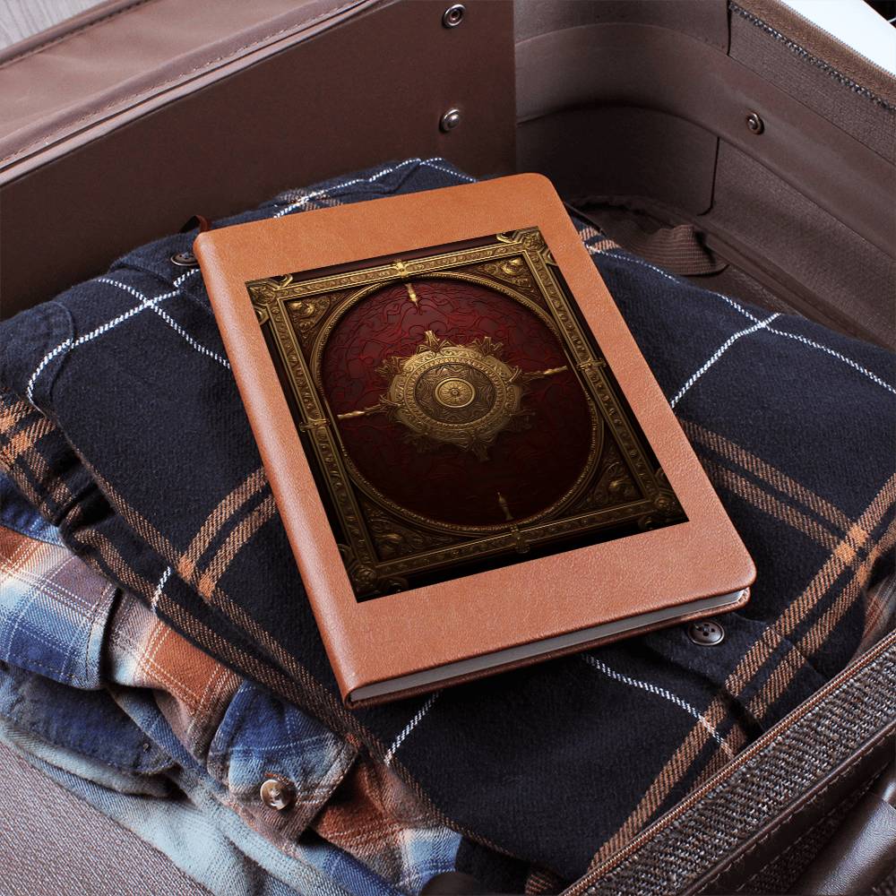 Ornate Gold Cover 036 - Vegan Leather Journal
