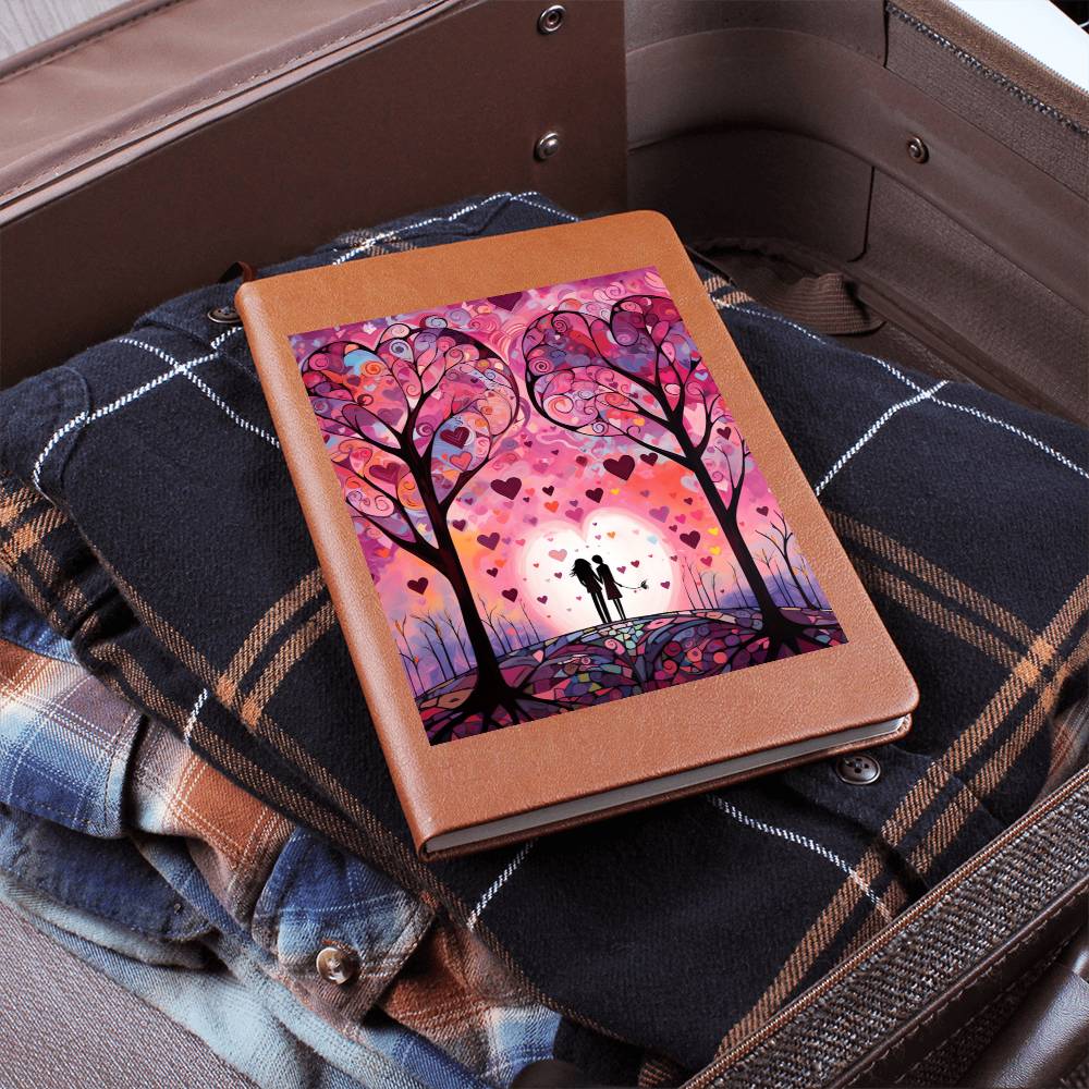 Valentine's Day Art 441 - Vegan Leather Journal