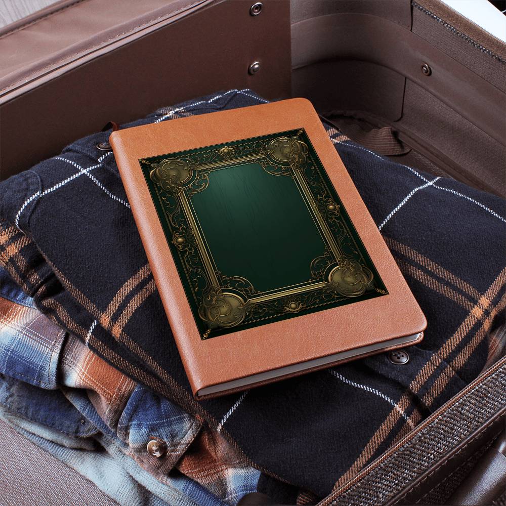Ornate Gold Cover 094 - Vegan Leather Journal