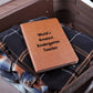 World's Greatest Kindergarten Teacher v1 - Vegan Leather Journal