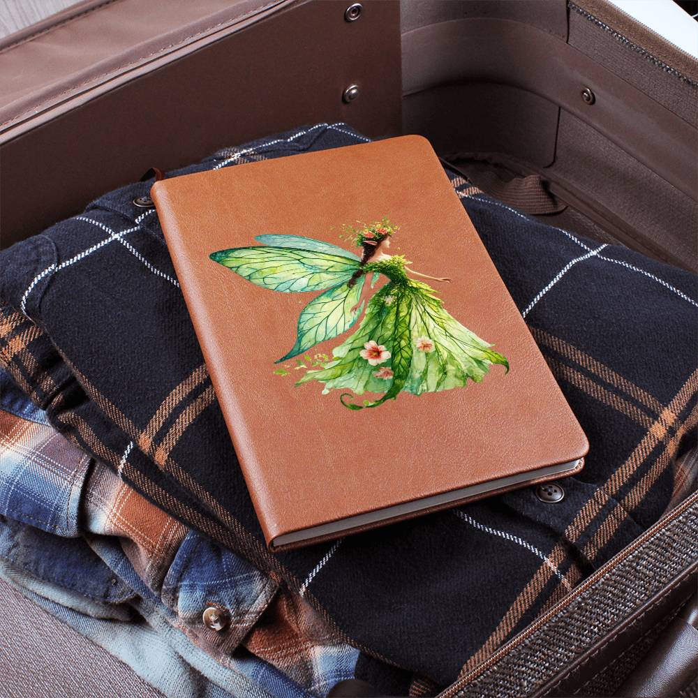 Magical Nature Forest Fairy 19 - Vegan Leather Journal