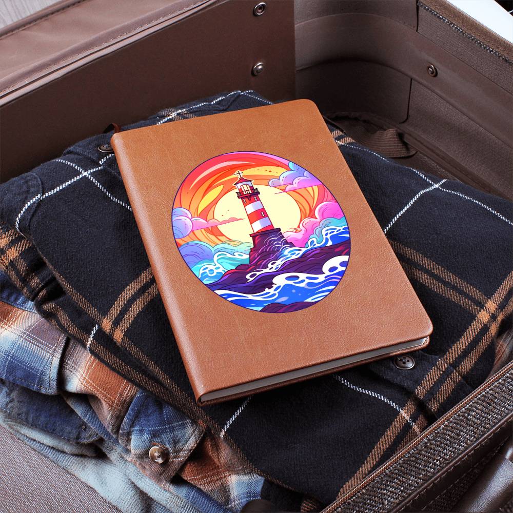 Minimalist BOHO Art 073 - Vegan Leather Journal