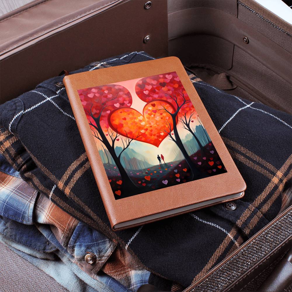 Valentine's Day Art 024 - Vegan Leather Journal