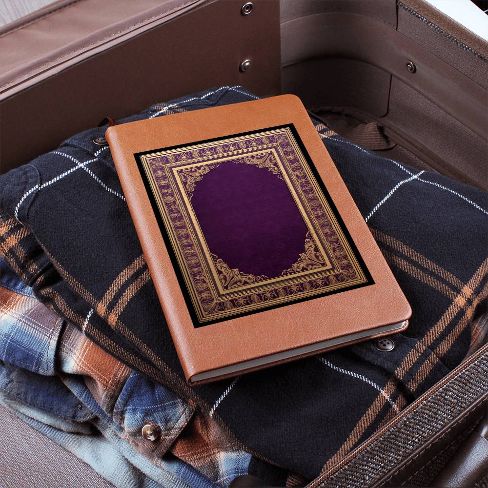 Ornate Gold Cover 065 - Vegan Leather Journal