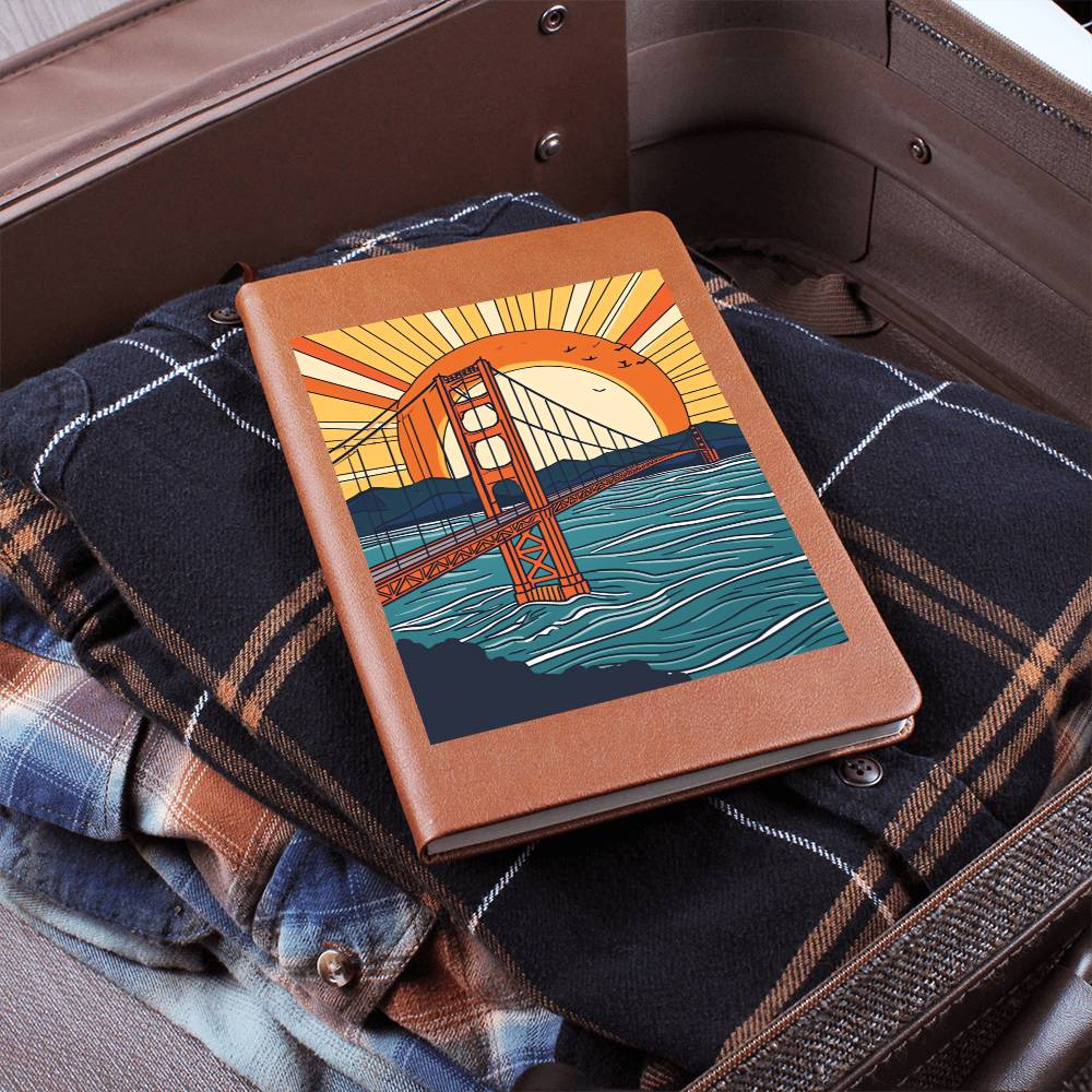 Minimalist BOHO Art 081 - Vegan Leather Journal