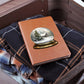 Watercolor Christmas Snow Globe 021 - Vegan Leather Journal
