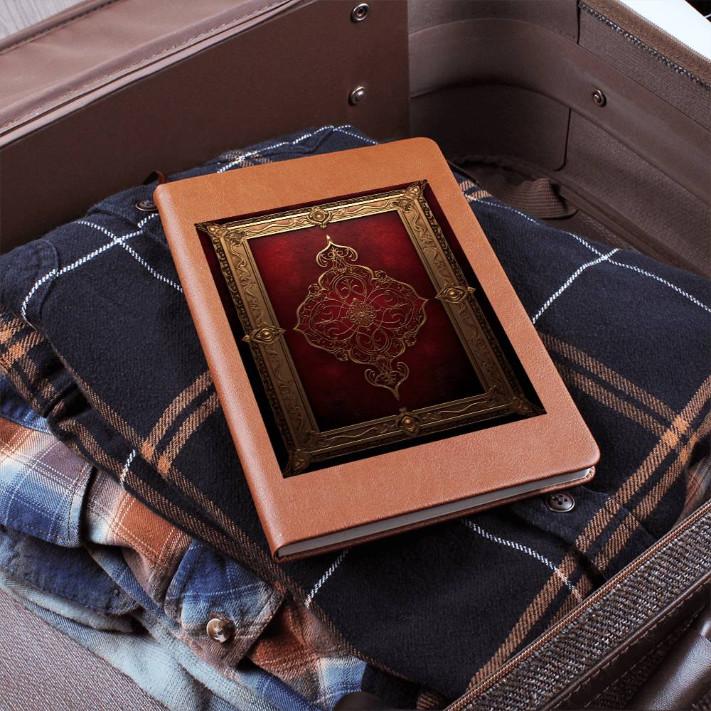 Ornate Gold Cover 037 - Vegan Leather Journal