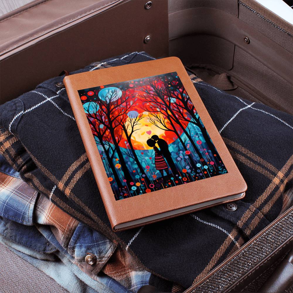 Valentine's Day Art 011 - Vegan Leather Journal
