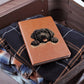 Newfoundland Peeking - Vegan Leather Journal
