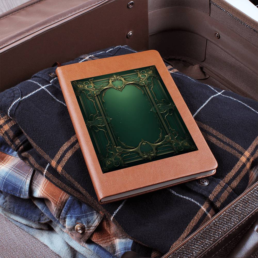 Ornate Gold Cover 092 - Vegan Leather Journal