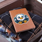 Cute Eagle sticker 43 - Vegan Leather Journal