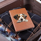 Pointer Peeking - Vegan Leather Journal