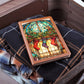 Christmas Stained Glass Design 015 - Vegan Leather Journal