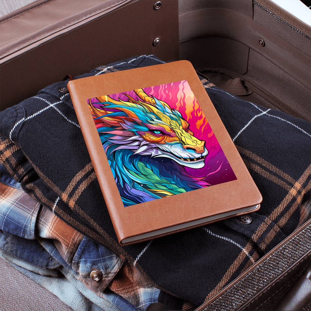 Majestic Dragon 017 - Vegan Leather Journal