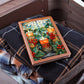 Christmas Stained Glass Design 021 - Vegan Leather Journal