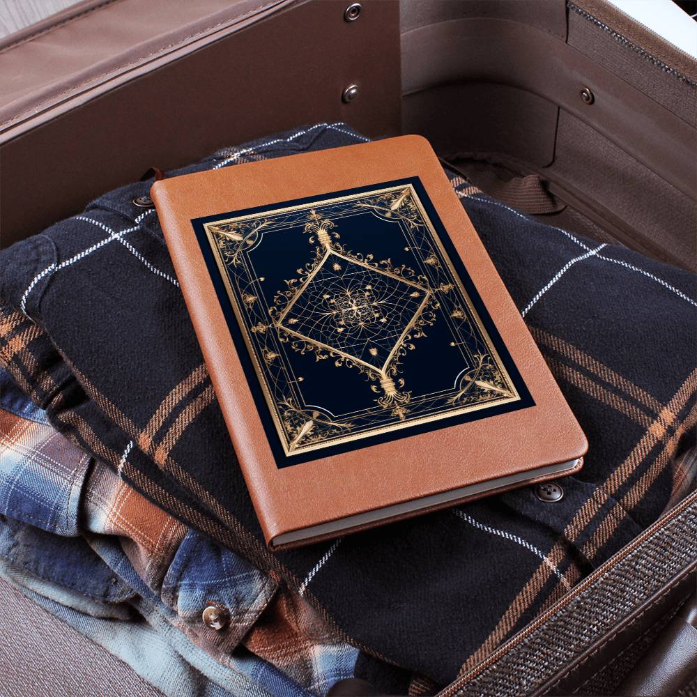 Ornate Gold Cover 099 - Vegan Leather Journal