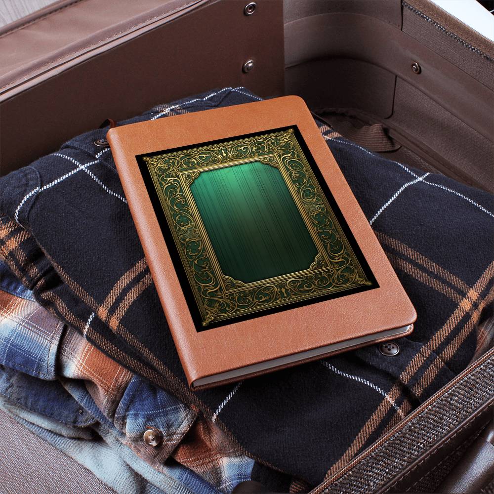 Ornate Gold Cover 090 - Vegan Leather Journal
