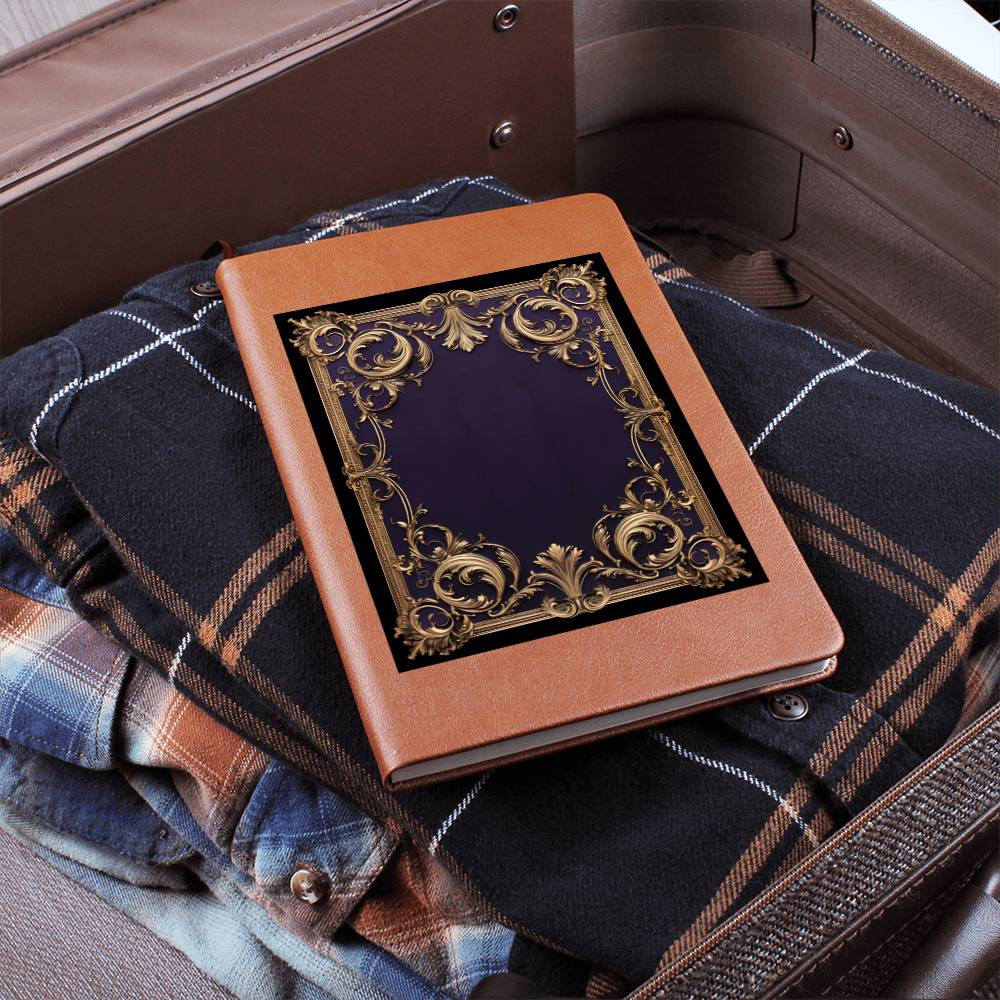Ornate Gold Cover 095 - Vegan Leather Journal