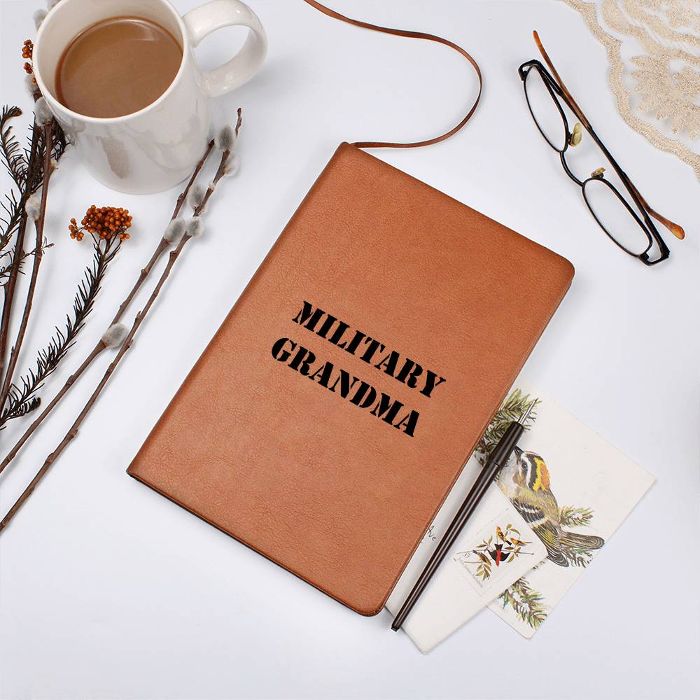 Military Grandma - Vegan Leather Journal
