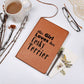 Cesky Terrier - Vegan Leather Journal