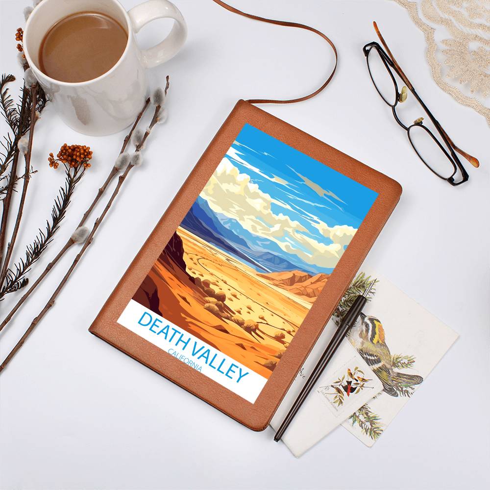 Famous Travel Destinations - Death Valley, California - Vegan Leather Journal