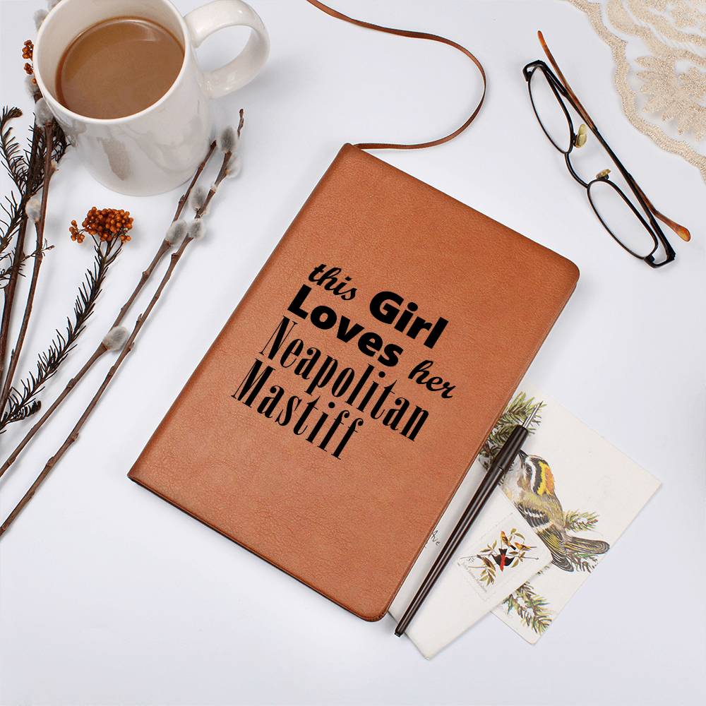 Neapolitan Mastiff - Vegan Leather Journal