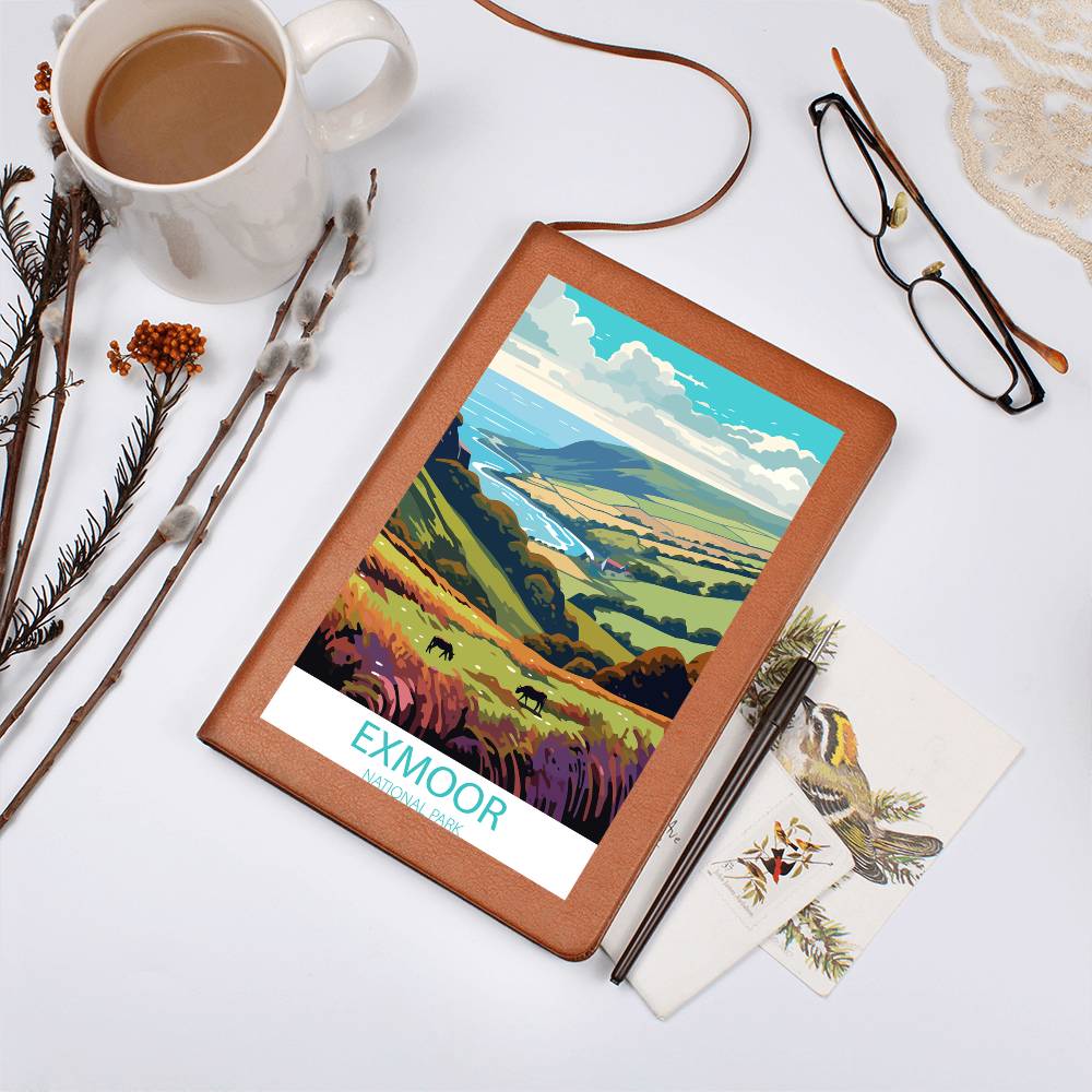 Famous Travel Destinations - Exmoor National Park, England - Vegan Leather Journal