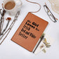 Irish Red and White Setter - Vegan Leather Journal