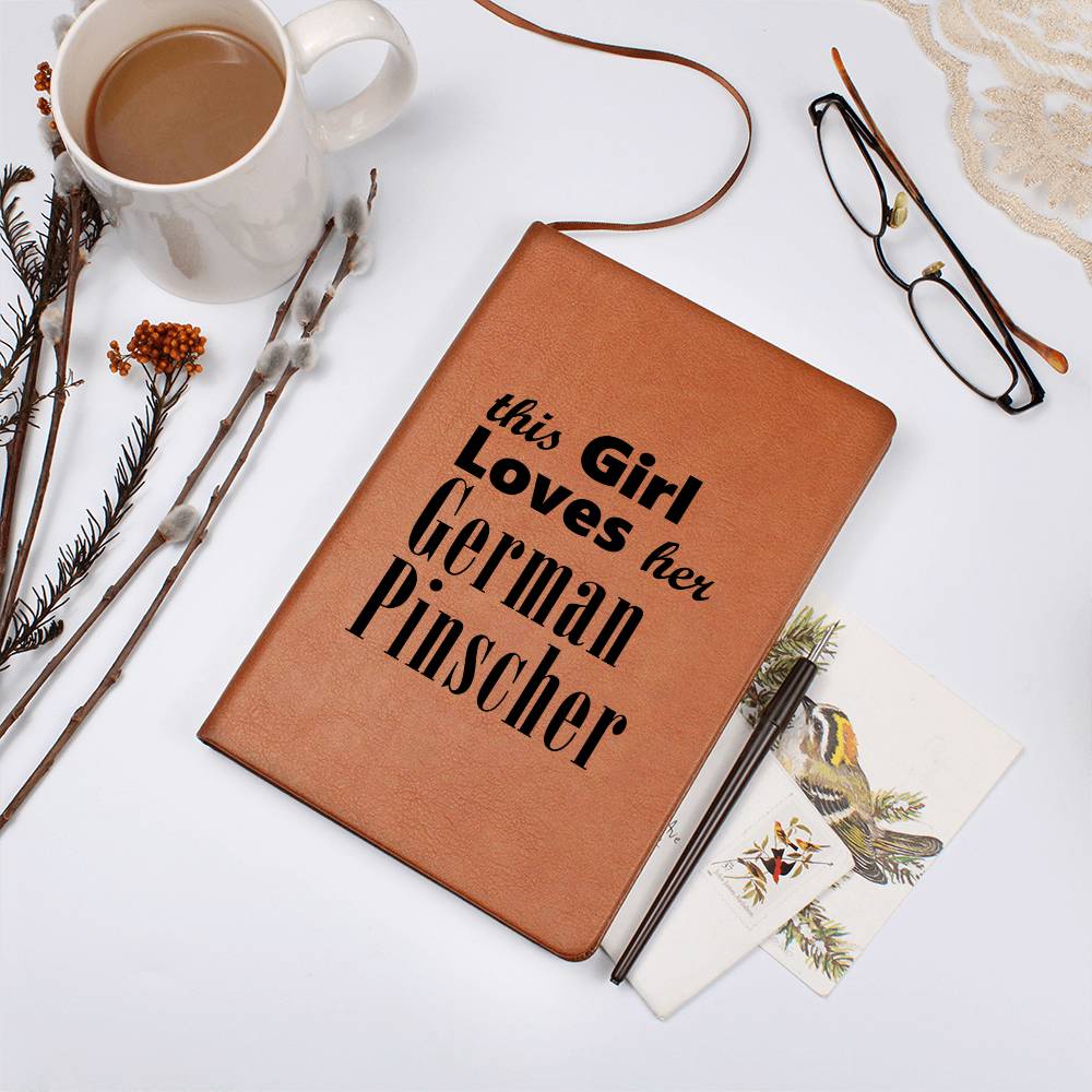 German Pinscher - Vegan Leather Journal