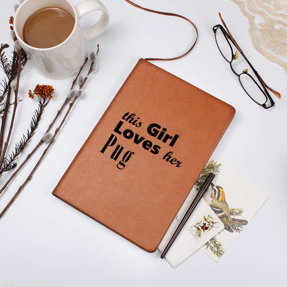 Pug - Vegan Leather Journal