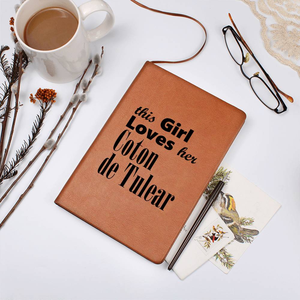 Coton de Tulear - Vegan Leather Journal