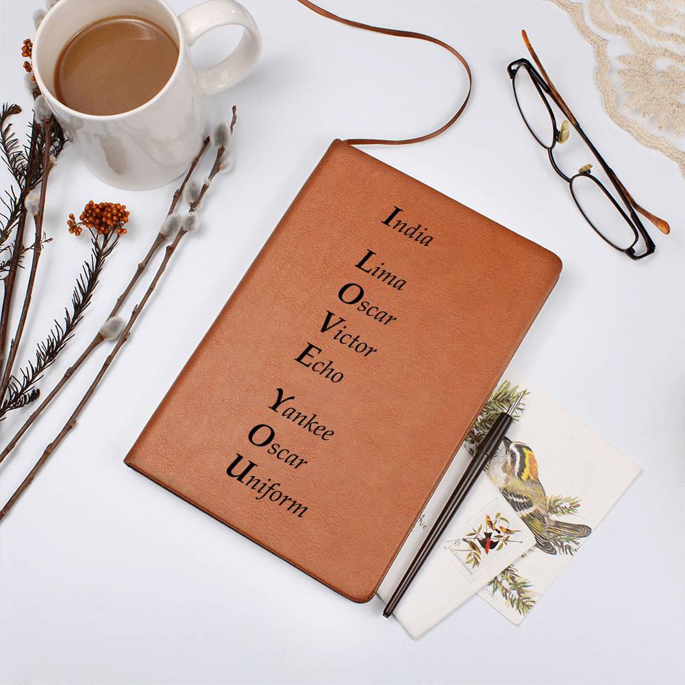 I Love You - Vegan Leather Journal
