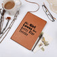 Kerry Blue Terrier - Vegan Leather Journal