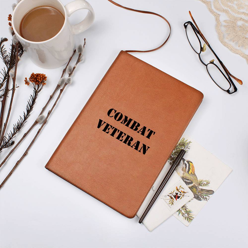 Combat Veteran - Vegan Leather Journal
