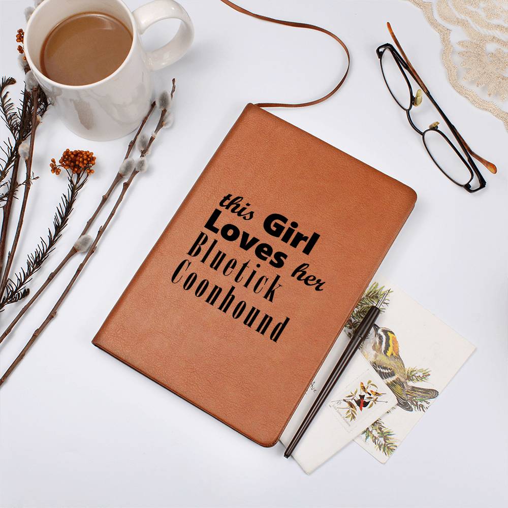 Bluetick Coonhound - Vegan Leather Journal