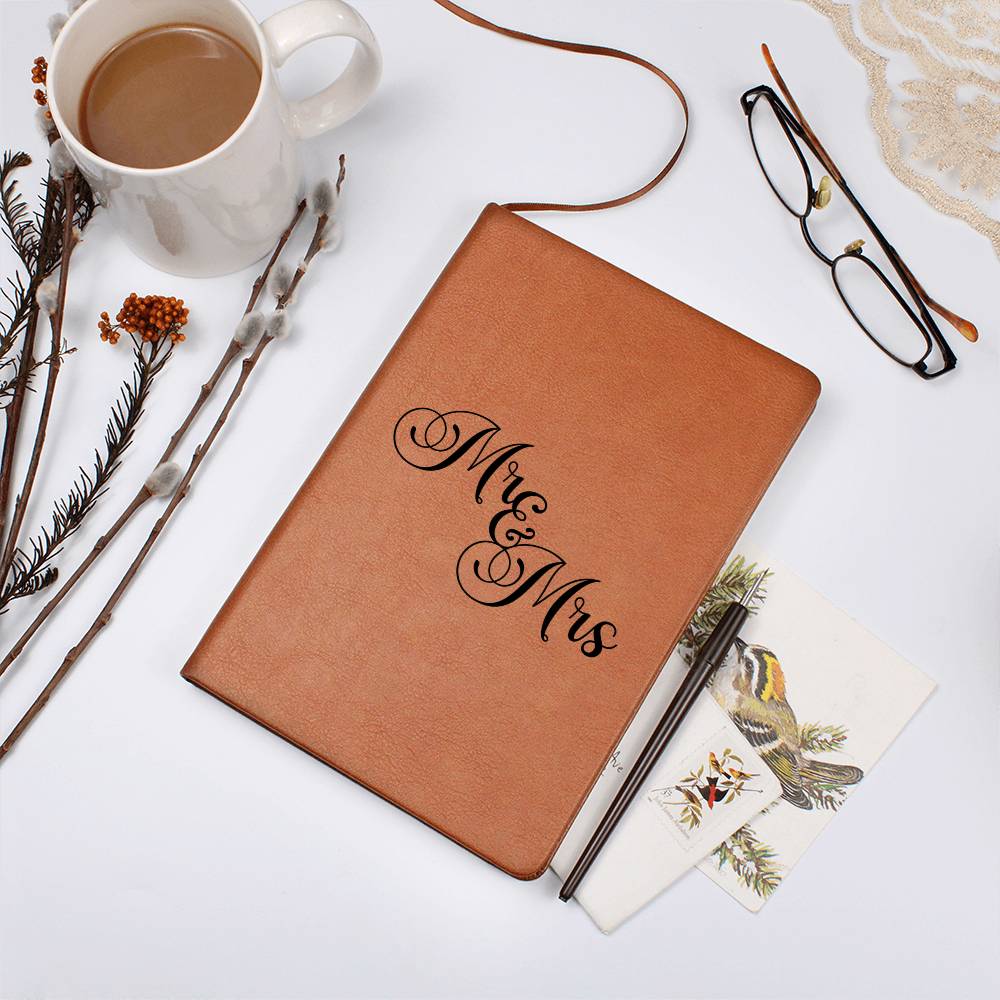 Mr & Mrs - Vegan Leather Journal