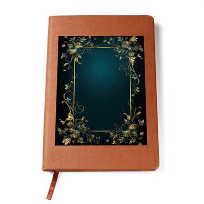 Ornate Gold Cover 055 - Vegan Leather Journal