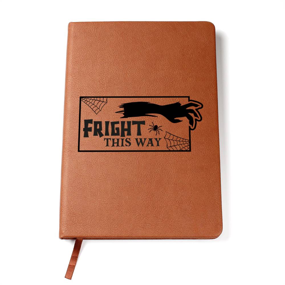 Vintage Halloween Signs 05 - Vegan Leather Journal
