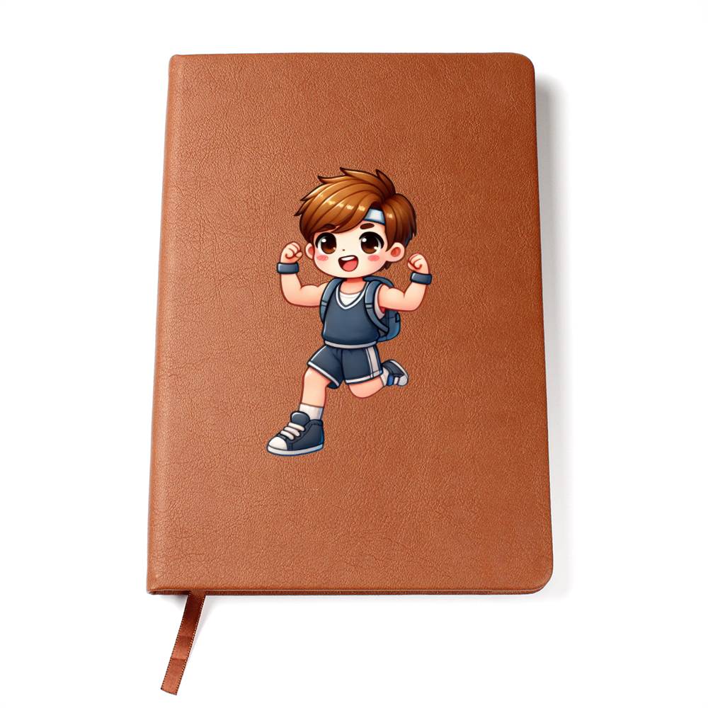 Cute Back to School Sticker 077 - Vegan Leather Journal