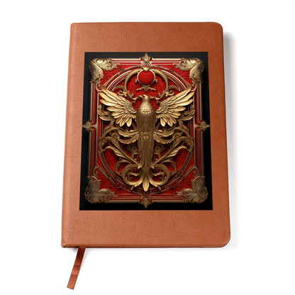 Ornate Gold Cover 074 - Vegan Leather Journal