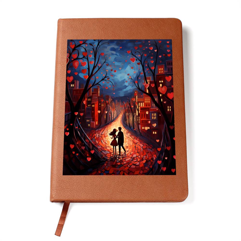 Valentine's Day Art 462 - Vegan Leather Journal
