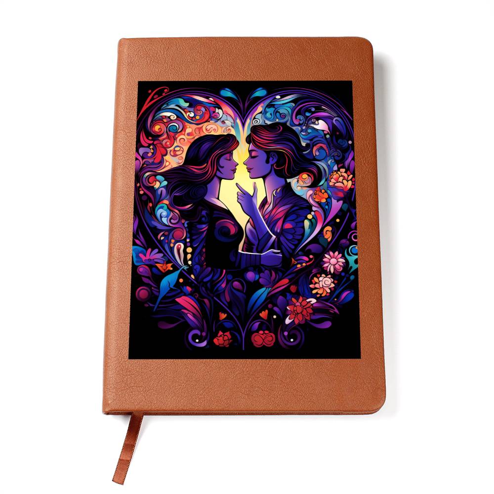 Valentine's Day Art 285 - Vegan Leather Journal