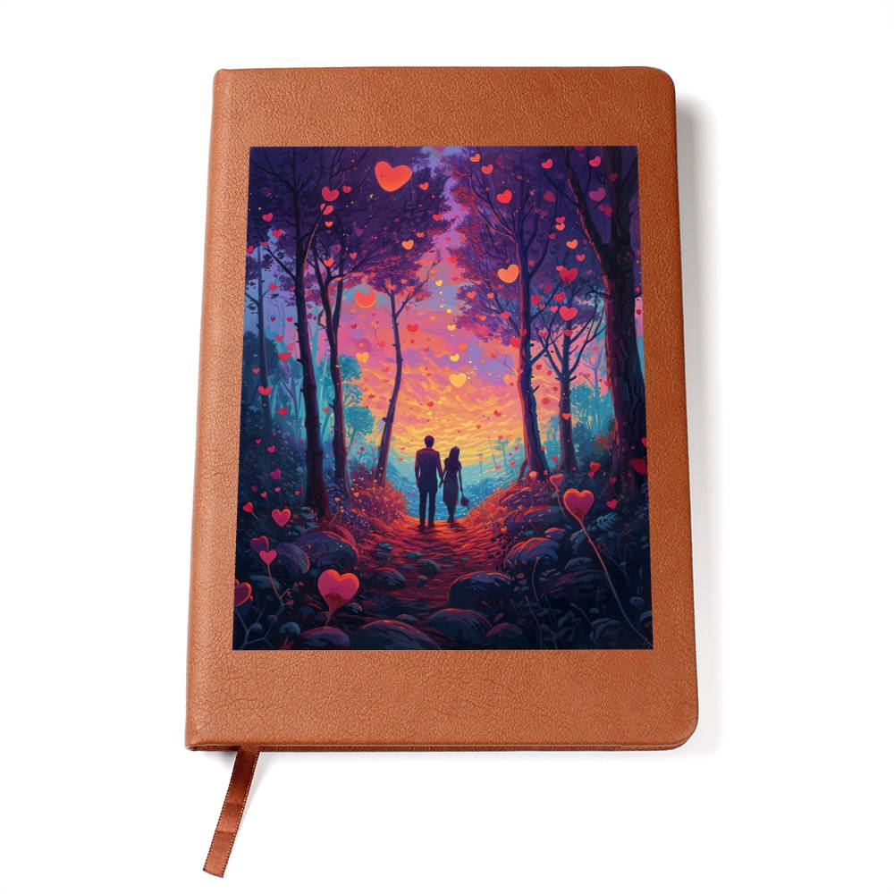 Valentine's Day Art 228 - Vegan Leather Journal
