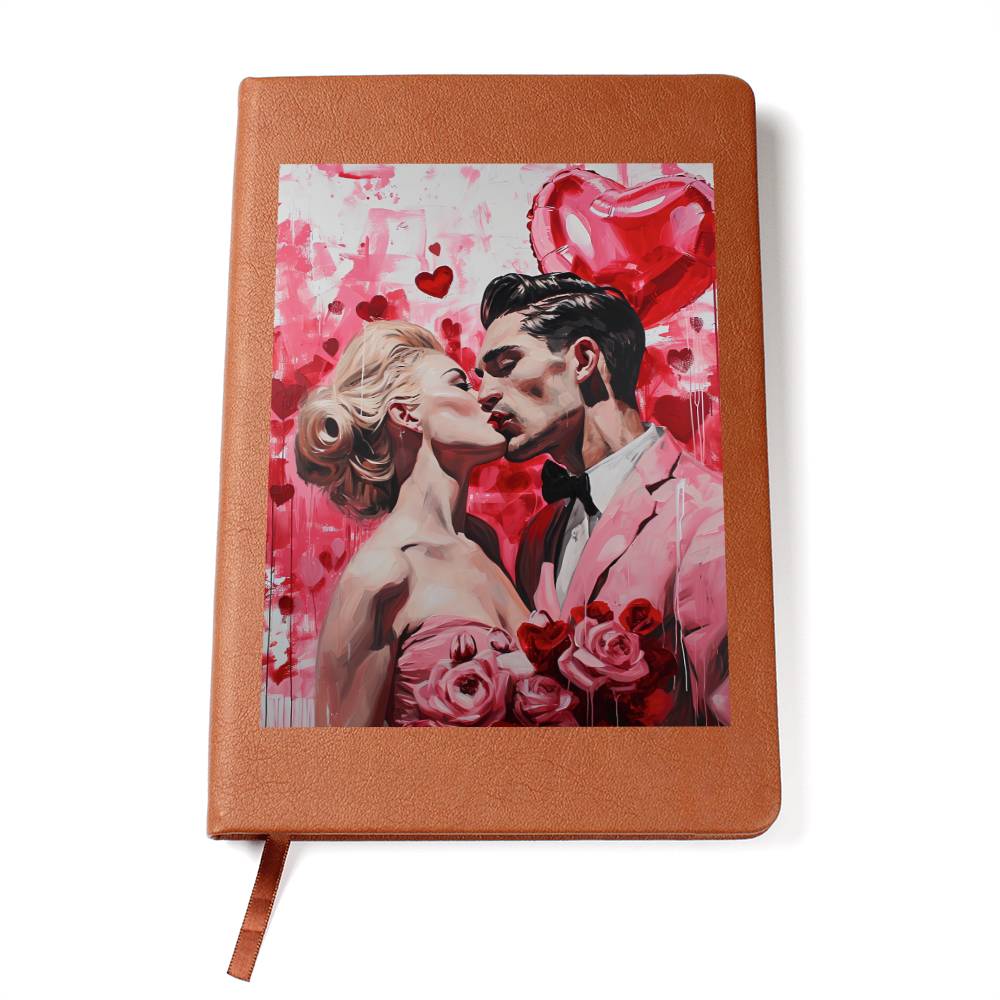 Valentine's Day Art 126 - Vegan Leather Journal
