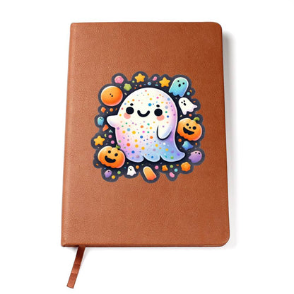 Cute Halloween Sticker 118 - Vegan Leather Journal