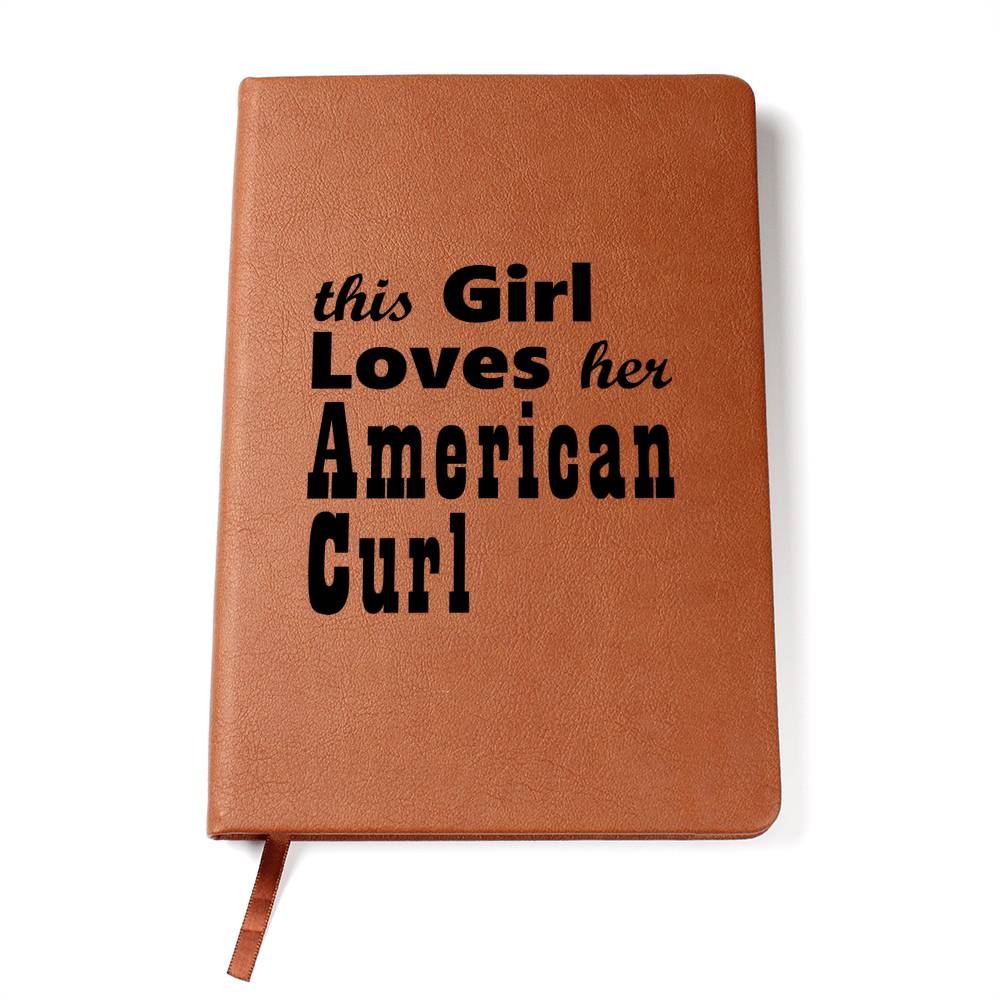 American Curl - Vegan Leather Journal