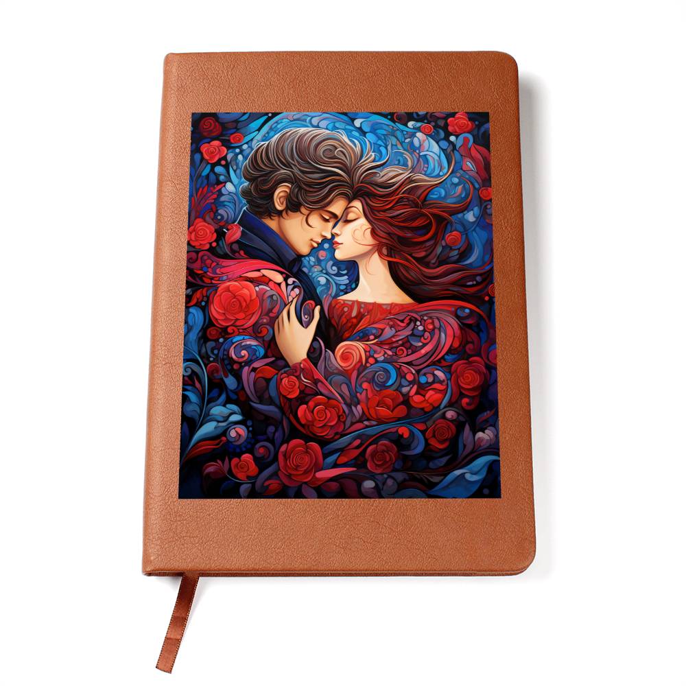 Valentine's Day Art 387 - Vegan Leather Journal