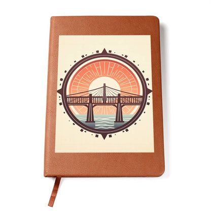 Minimalist BOHO Art 027 - Vegan Leather Journal